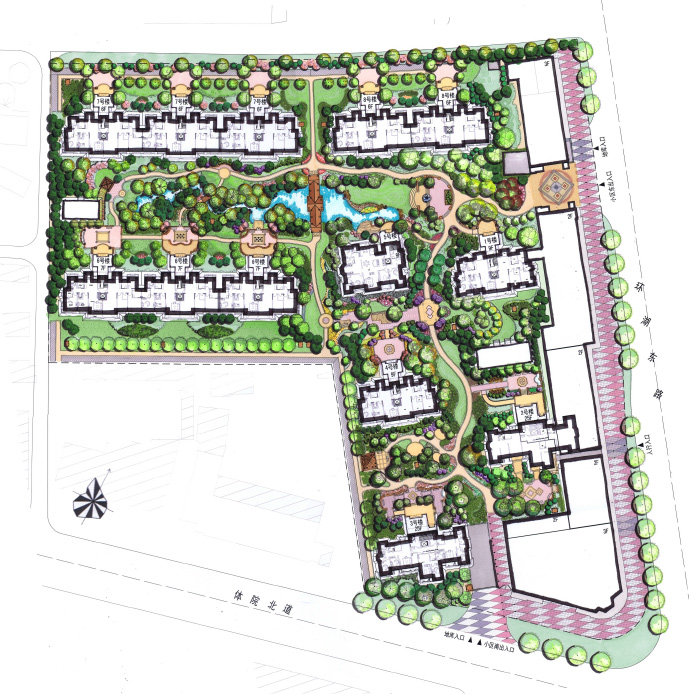 “Jinbin” High-End Residential Community Landscape Design - New Space